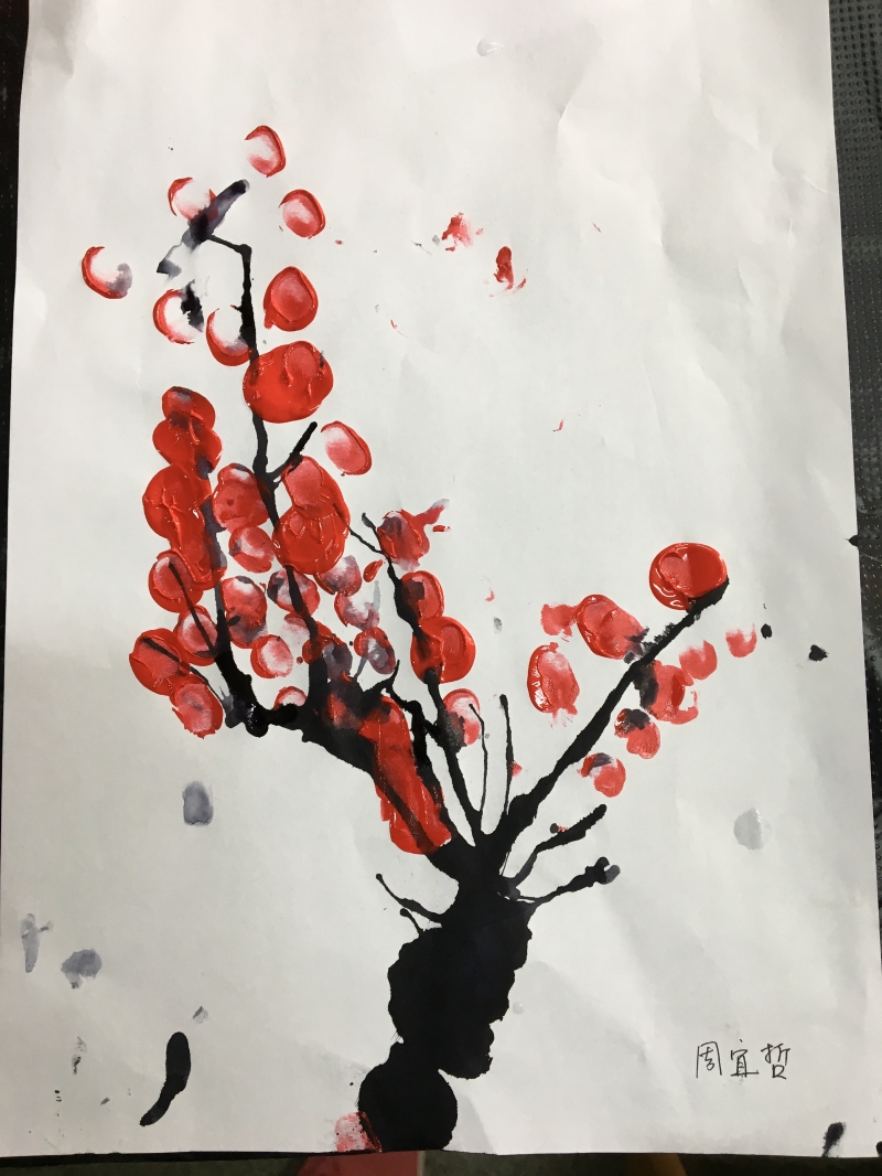 腊梅花作品