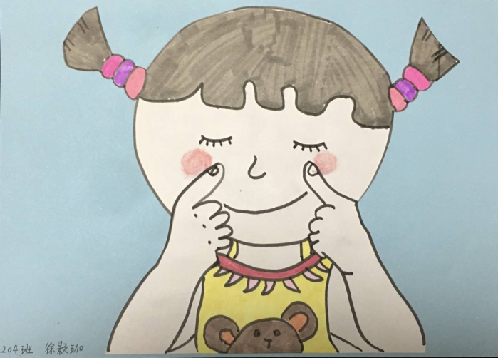 "宅家防控不宅心,保护视力有妙招"创意绘画